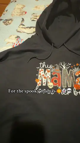 Im so inlove with this hoodie 🎃👻💀 great quality and material. Better than i expected 😮‍💨 #tiktokshop #creatorsearchinsights #halloween #mama #fall 