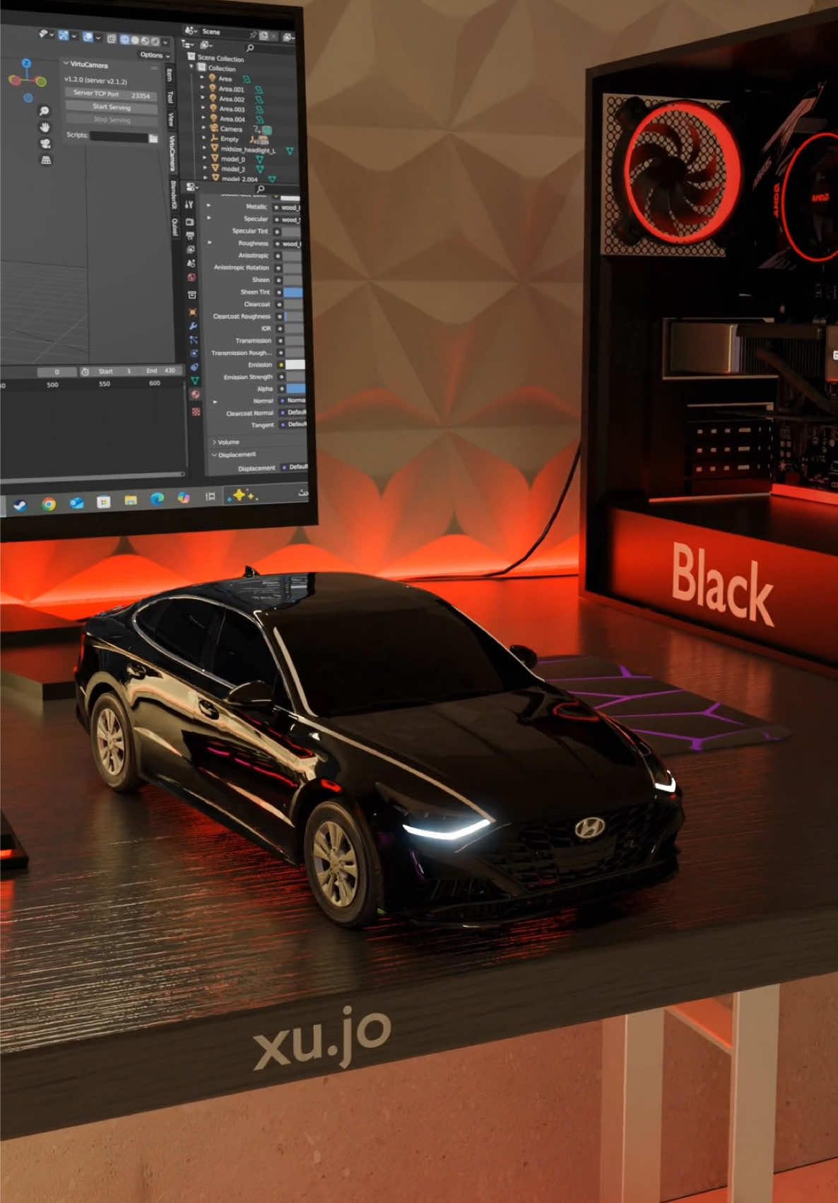 نسوي الي مايسويه ال Ai 😉                                                              #fypシ #3D #blender #viral #trend 