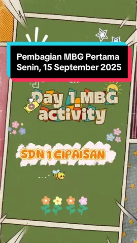 SDN 1 CIPAISAN Purwakarta OKE GASS 🔥 Lebih dari 300 porsi makan siang bergizi di bagikan gratis hari ini di sekolah kami. Program ini merupakan bagian dari inisiatif Bapak Prabowo untuk memastikan anak-anak Indonesia mendapatkan asupan gizi yang baik demi tumbuh kembang yang optimal. Dengan makanan sehat dan bergizi, di harapkan para siswa bisa lebih fokus belajar dan berprestasi ✨🤩🏆 #sdn1cipaisan#makangratis #makangratisbergizi#mbg 