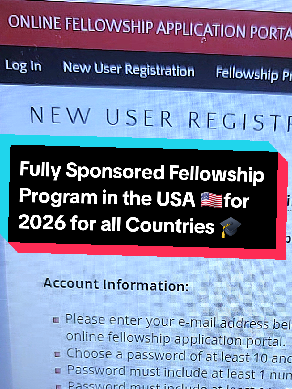 Apply now for this Fully Sponsored Fellowship Program in the USA 🇺🇸 for 2026 #studyabroad  #internationalstudent  #fellowship  #studyinusa 