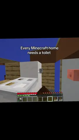 You are going to need a toilet #Minecraft #minecraftbuilding #minecraftmemes #fyp 