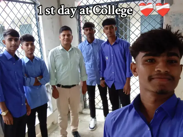 1st day at College &  hossainpur degree College 🫴🏢 # & my all frinds 🫴❤️‍🩹❤️‍🩹#