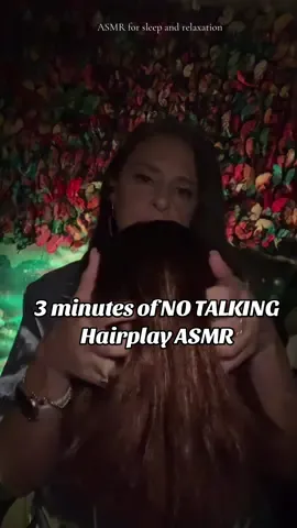 No TALKING Hairplay ASMR #asm #relaxing #hairplay #sleepy #sincerelyanna 