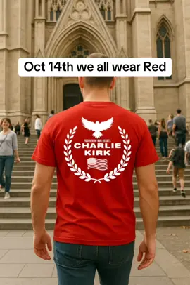Oct14 birthday Charlie Kirk shirt  #charlie #wearecharlie #weallwearred #legendsneverdie #freedom 