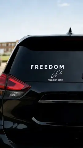 Charlie Kirk Freedom Vinyl Sticker ❤️🔥🫶🏻