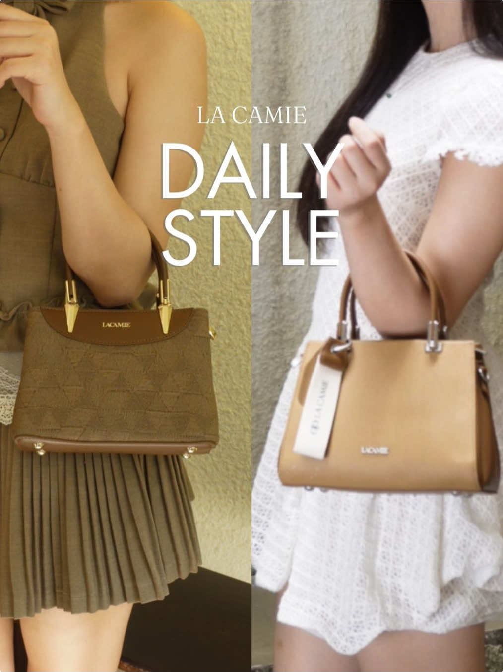 2 mẫu túi xách xinh iu mà các nàng đang tìm kiếm!! 🩷 #LACAMIE #tuixach #tui #mybag 