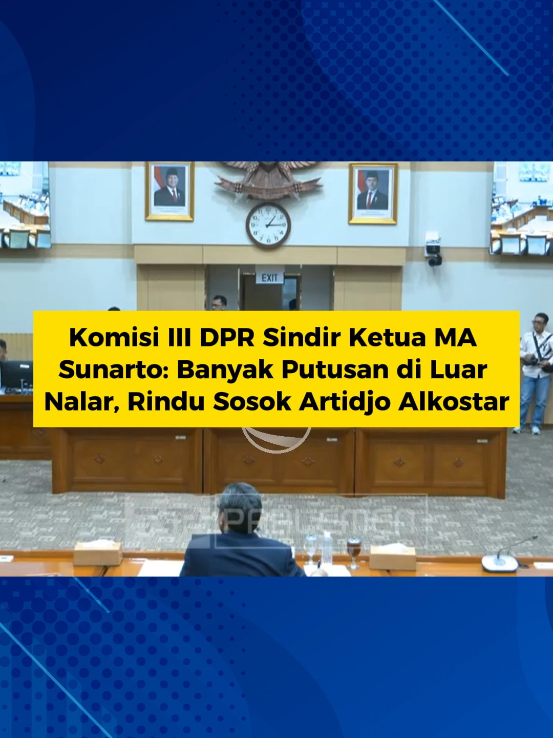 Komisi III DPR Sindir Ketua MA Sunarto: Banyak Putusan di Luar Nalar, Rindu Sosok Artidjo Alkostar #bitv