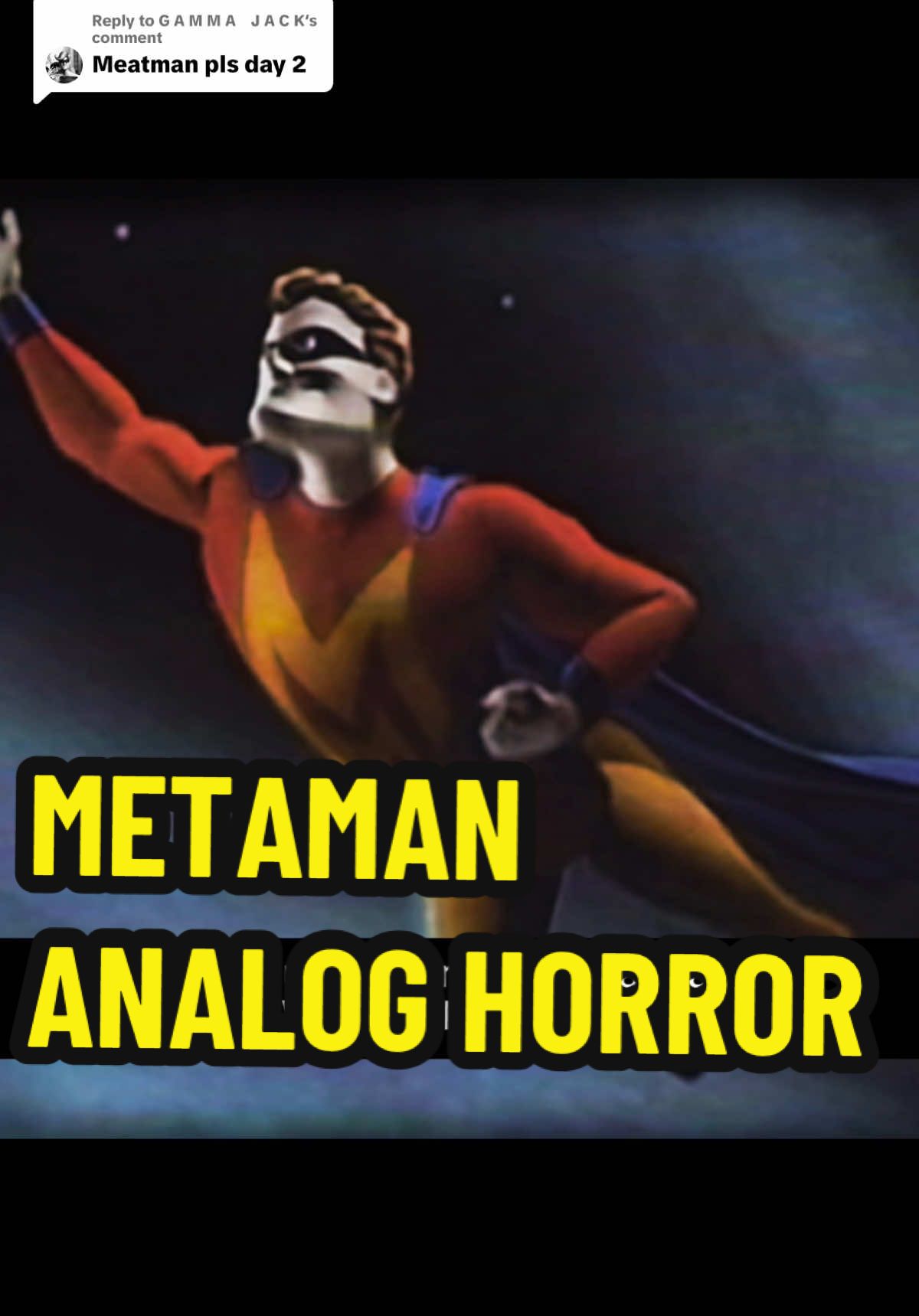 Replying to @G A M M A    J A C K Meta Man returns from the shadows of forgotten history… only to meet his final death. Y'all keep asking, so I went ahead and made this for y'all, NOT CANON so don't argue.  #incredibles #incrediblesanaloghorror #pixar #fyp #analoghorroredit 