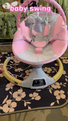 Baby gets bitten by mosquitoes when using the swing outdoors?   Mosquito net included!  ​#babyswing#babyseat#babycradle#newborn#tiktokshop