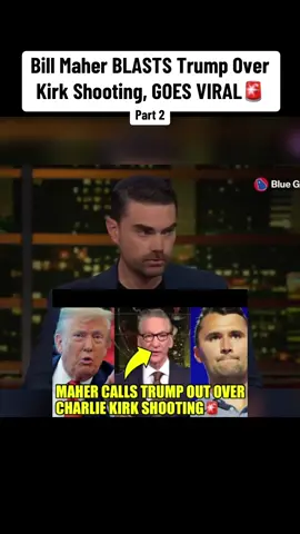 Bill Maher BLASTS Trump Over Kirk Shooting, GOES VIRAL🚨 #foryou #fbi #billmaher #charliekirk #shooting 