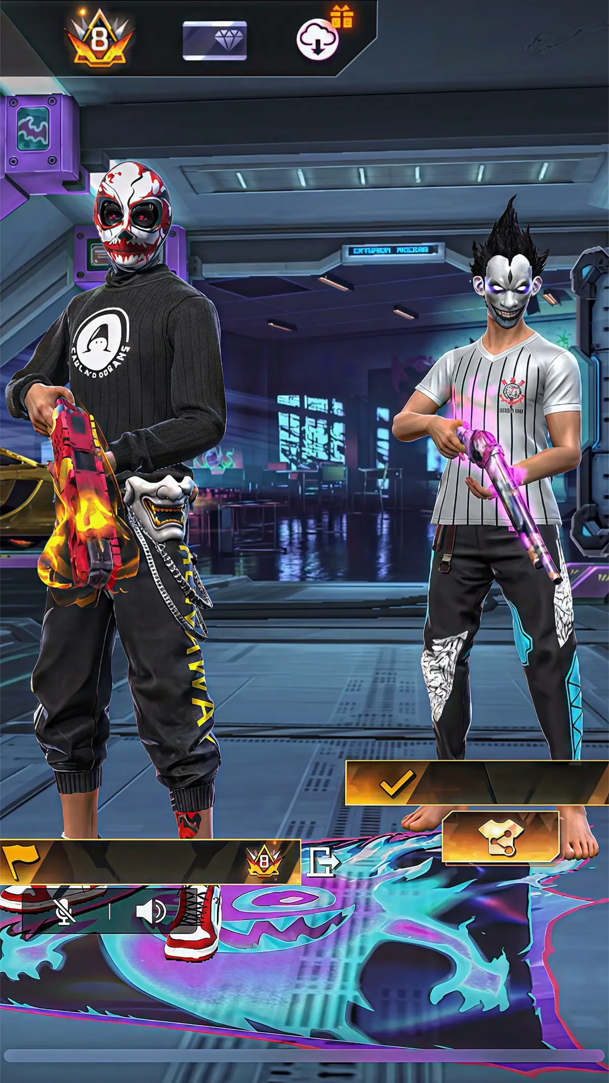 MENTAHAN DUO LOBBY NEW UPDATE,VERSI HD JOIN SALURAN LEK #fyp #mentahanff #saluranwa #mentahan #satpamlobby😜 