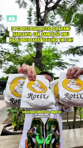 GAK SAMPAI 50K SEKARANG KALIAN BISA DAPETIN 5 PCS ROTI DARI ROTIO LOOH! #septemberkulinerceria #promoseruweekend #rotio #promorotio #diskonrotio 