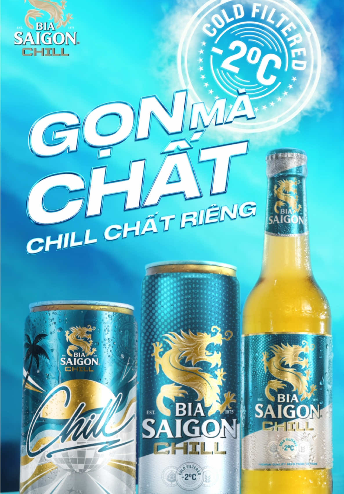 Đoàn mình di chuyển đến tiệc Chill 250ml! “Phi hành đoàn Chill” đã có mặt và sẵn sàng chill đỉnh nóc! #BiaSaigonChill #ChillChatRieng #GonMaChat — *Đã uống rượu bia - Không lái xe *Người dưới 18 tuổi không được uống rượu bia