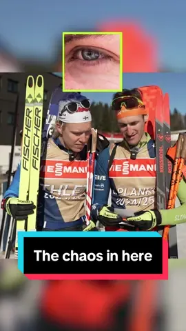 These two guys are just the silloest little goofballs 😍😂 but maybe not the best at recognizing the eyes 🙈 #biathlon #biathlonfamily #sports #trends #funny 