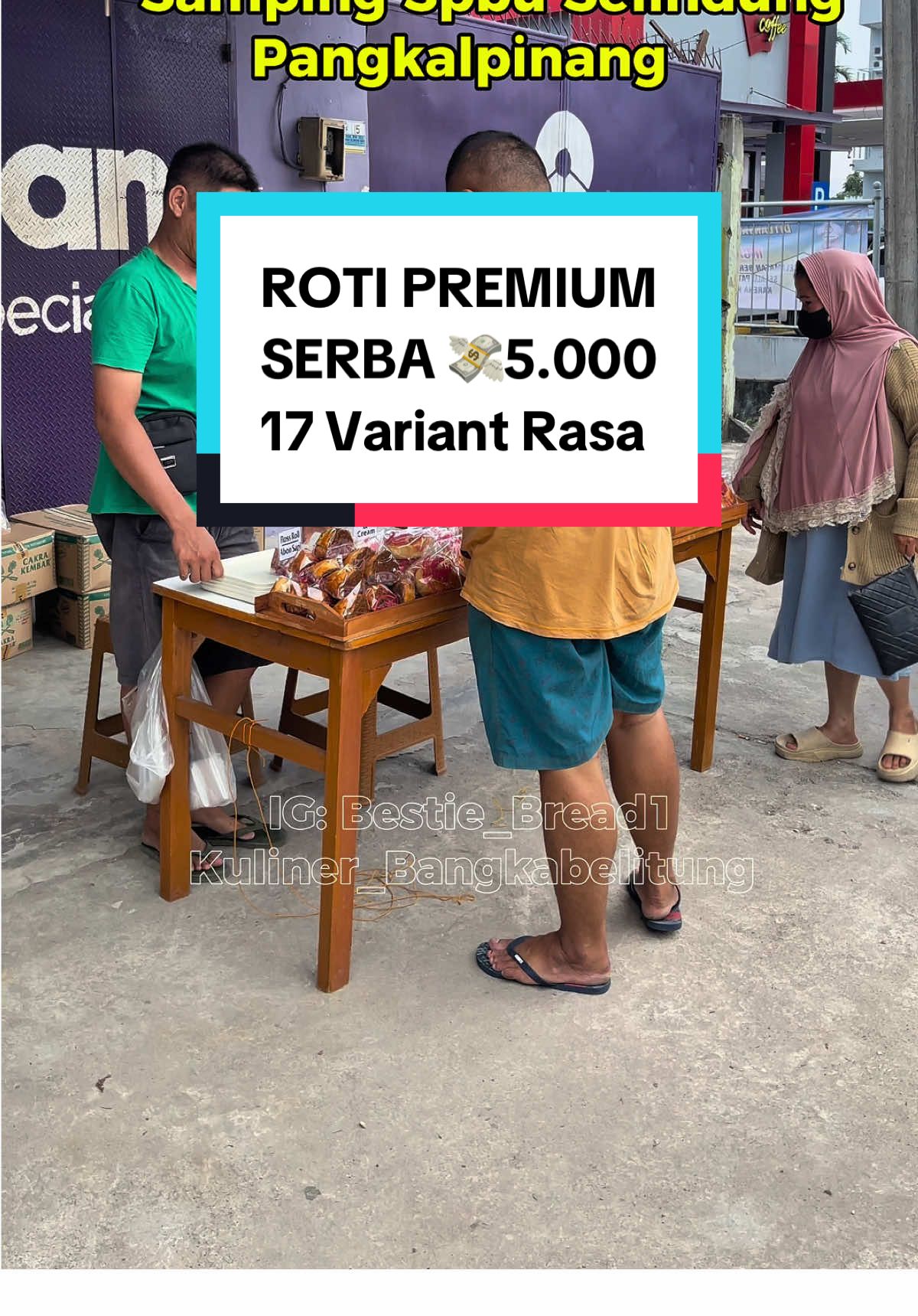 Nemu Roti Enak Serba 💸5.000 / Pcs Ada 17 Variant rasa geys, Sudah halal MUI 100% Jadi Gak usah takut lagi geys, Walaupun Harga murah tapi Kualitas dan Rasa gak kalah enak Geys boleh di coba, cocok banget Buat Bawa ke orang sakit/ Buat sarapan pagi2 Bareng kopi/teh Geys, bantu share ya biar makin banyak yang tau ‼️ • • • • Bestie Bread  ⏰17.00-Habis, Buka setiap hari 📍Samping SPBU Selindung, Pangkalpinang, Bangkabelitung. #kulinerbangka #bangkabelitung #bangka #pangkalpinang #kulinerindonesia 