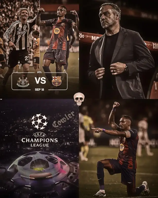 #fcbarcelon #new #Champions @Cowler  —— || Barcelona next match 🔥💪🏽  The upcoming match between Barcelona and Newcastle United* in the UEFA Champions League on September 18 is one of the most anticipated clashes at the start of Barça’s journey under their new coach Hansi Flick. 🧠🔥 Key match details: - Opponent: Newcastle  a strong English team returning to the Champions League with high energy, known for physicality and fast-paced football.  - New coach: Flick this will be his first real European test, and all eyes will be on how he manages the pressure and tactics.  - Star players: Raphinha, Lamine Yamal, Pedri, and others are expected to show the mentality of champions from the very first match. What makes this match special: - It’s a real test for Barcelona after several disappointing UCL campaigns.  - A chance to see how Flick brings the 