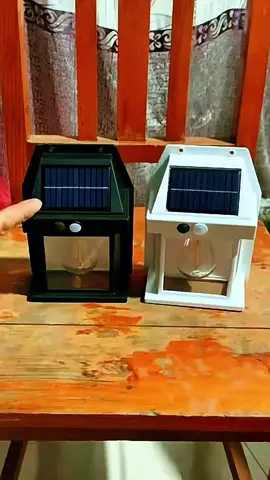 luminária solar de parede! #luminaria #solar #led 
