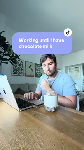 That was a lot harder than I thought it would be 😅🍫🥛 #chocolatemilk 