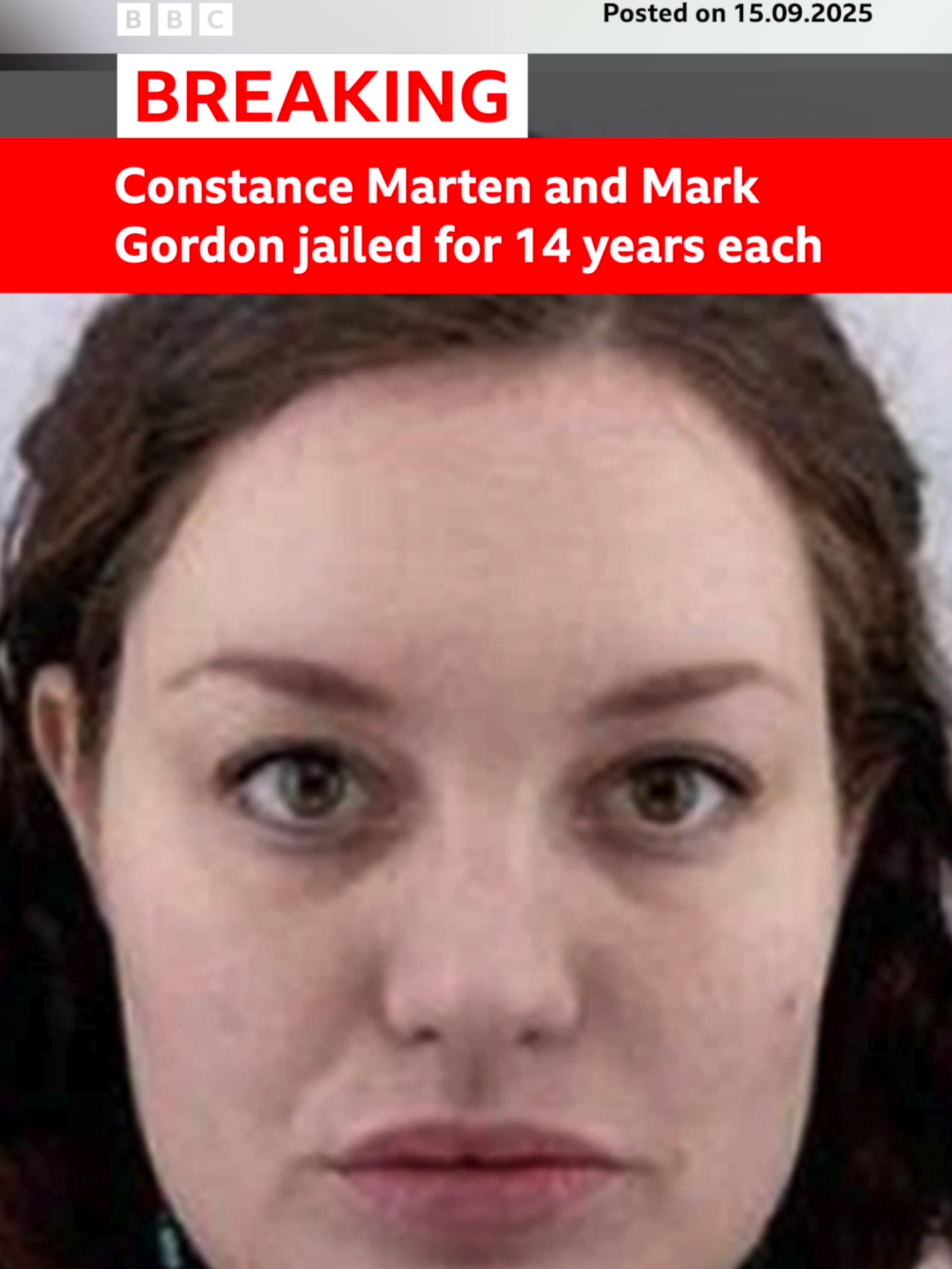 Constance Marten and Mark Gordon have been jailed for 14 years each over death of their baby Victoria, who was found dead in a shopping bag in Brighton in 2023. #UKCourts #UKCrime #UKJustice #BBCNews
