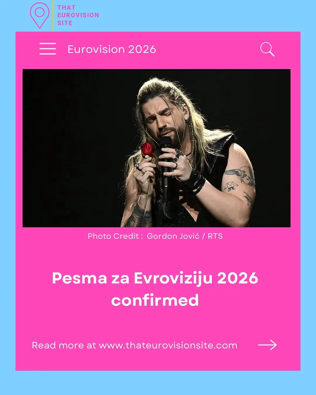 The announcement of #serbia’s national final’s return comes a month after it was revealed that RTS had sacked the producer of the previous edition of the contest. That followed highly politicised edition of the contest in 2025. 👉 Find out more over at « That Eurovision Site » - link in bio  Are you happy to see Pesma return? 💭 #eurovision #eurovision2026