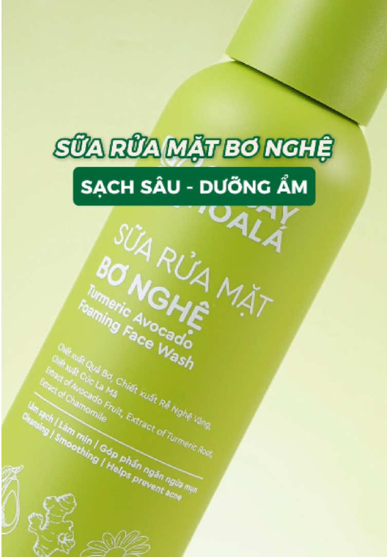 Sữa rửa mặt bơ nghệ nhà Lá mang đến cho nàng giải pháp sạch sâu - dưỡng ẩm #cocayhoala #suaruamatbonghe #skincarebonghe 
