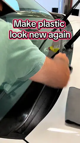 Make your plastic look new again with PRT plastic restorer. #CarDetailing #PlasticRestore #Detailing #carwashing #SoftExPure