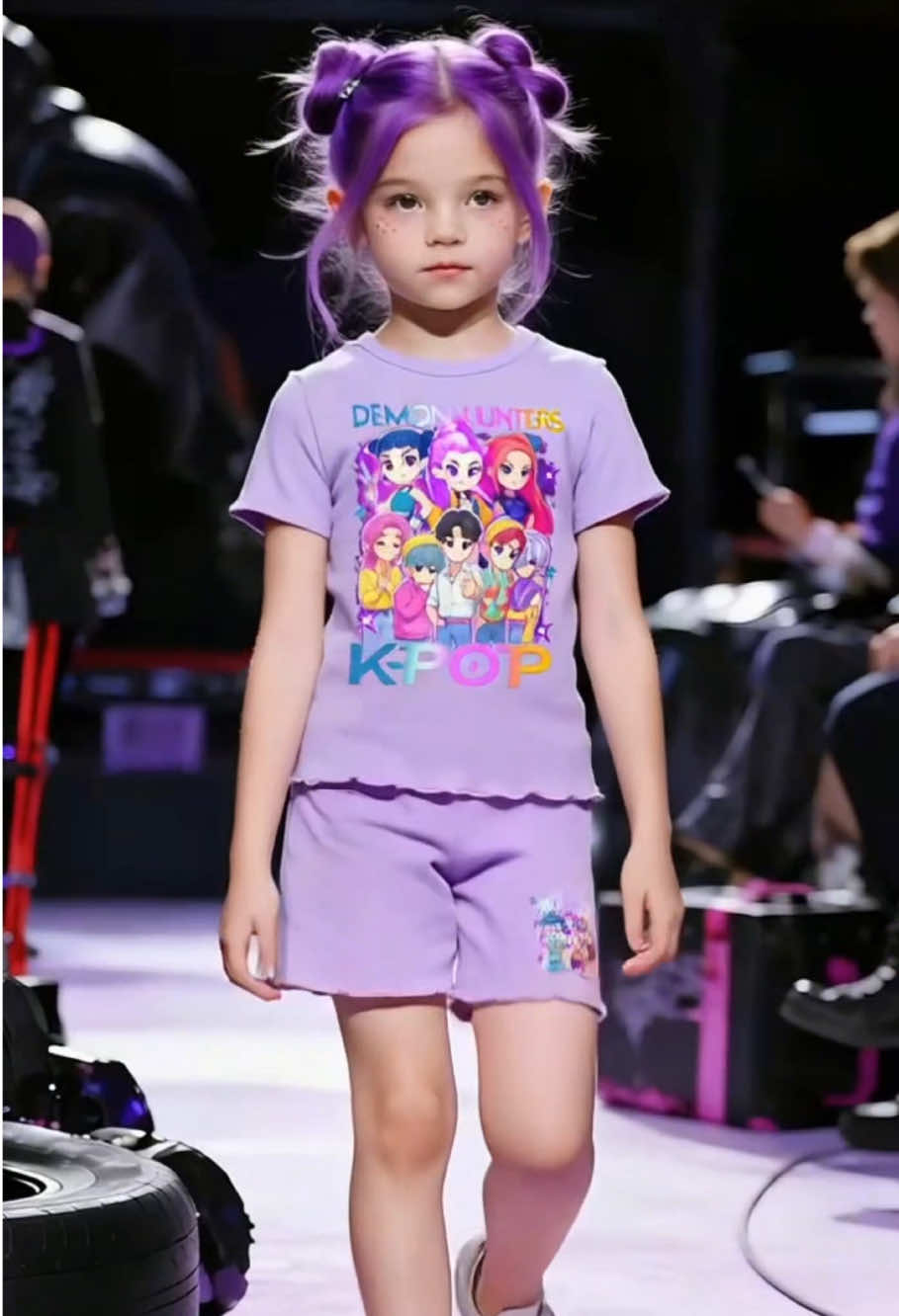 K-pop Demon hunter outfit 😍😍😍#toddler #summerclothes #demonhunter #kpopdemonhunters #kpop  