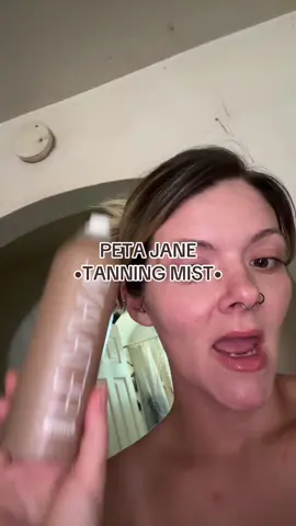Would I buy this tanning mist again?! Probably not! The bottle is almost empty after my first use! BUT!! I do plan to purchase the mousse!! So maybe check this out and see if you like it! The mist did spray evenly and left ZERO STREAKS!! #selftanner#petajanebeauty #mistingselftanner 