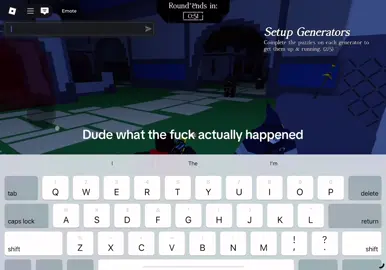 Bro what the fuck it’s night already and I’m playing and this happened to me Also when the round ended nobody actually won which freaked me out  This isn’t some modded game this is legit and the people who didn’t left they also freaked out  #forsaken #roblox #horror 