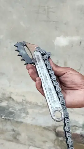 don't throw a broken wrench and old sprocket. #craft #wrench #sprocket #fyp 