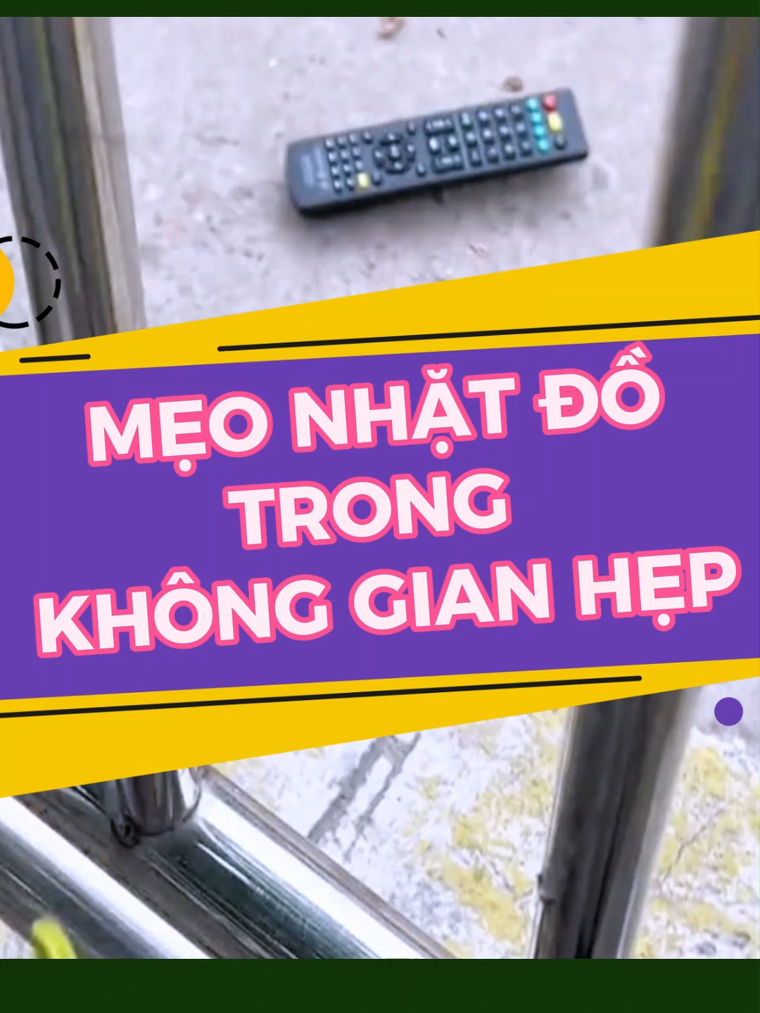 Mẹo nhặt đồ trong không gian hẹp #viral #meohaycuocsong #meohay #khonggianhep #nhatdotiktok #thatlathongminh