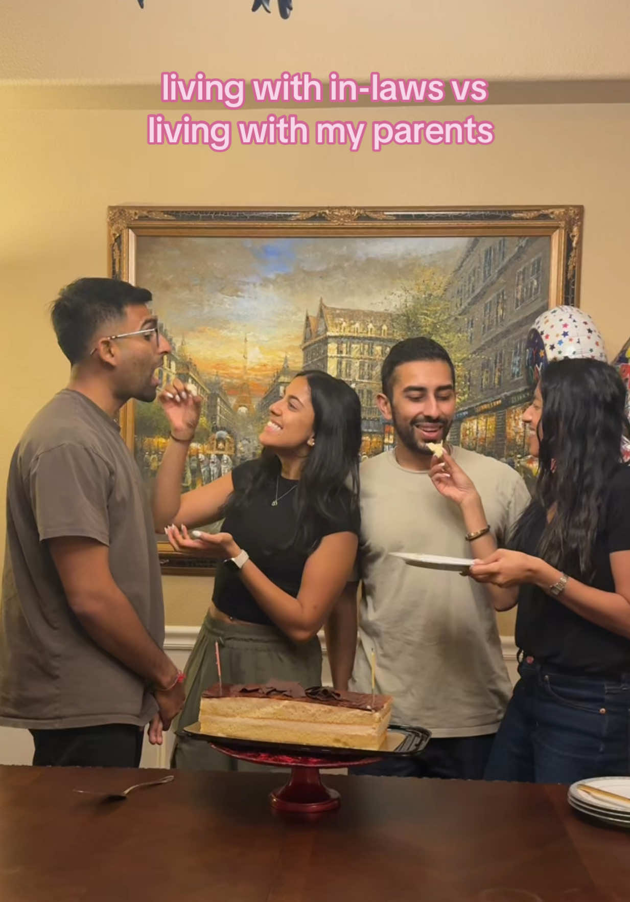 same life, diff font✨🤍 coming home feeds my soul🥹 #family #browngirl #marriedlife #desi #homelife 