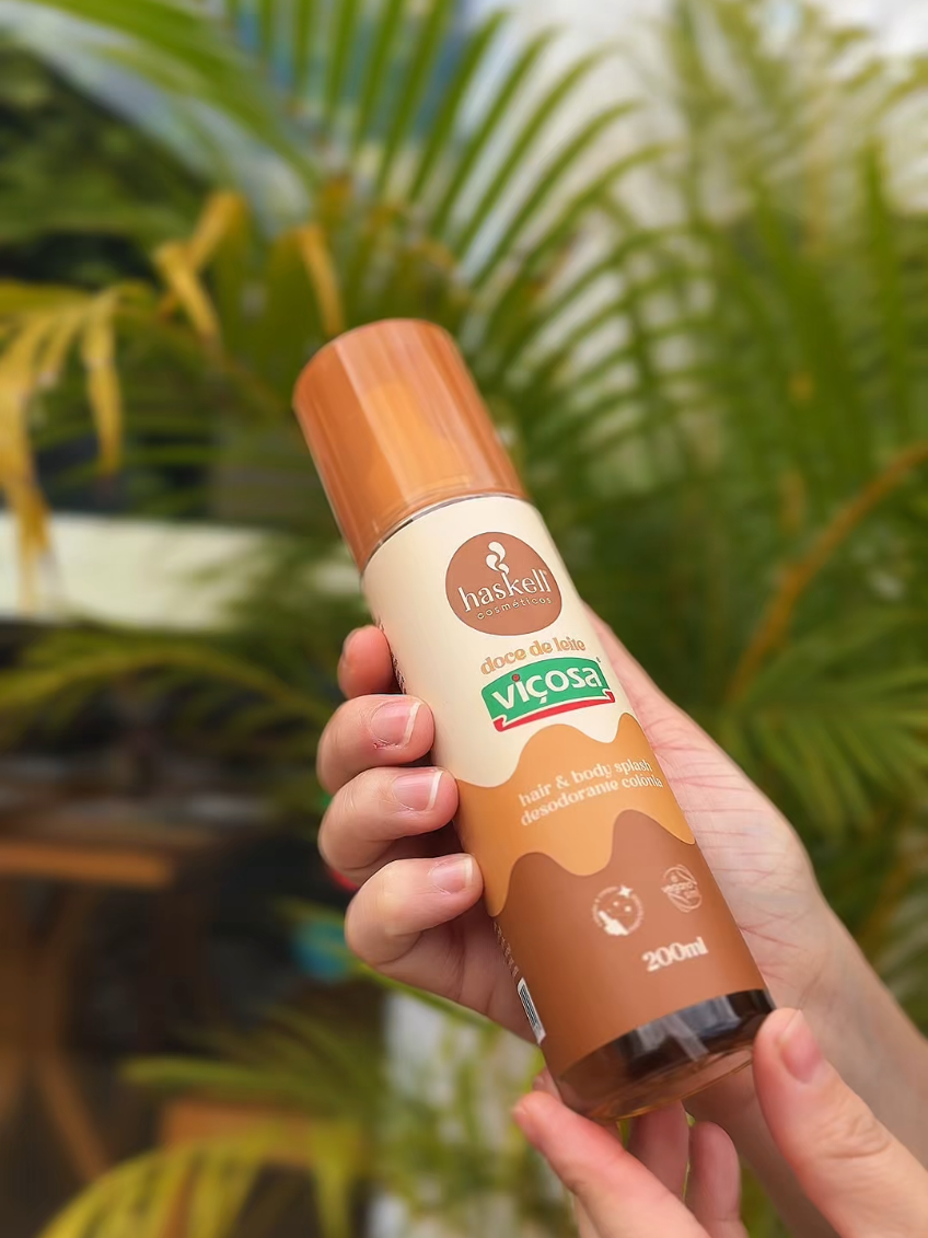 Lançamento incrível Haskell Hair & Body Splash Doce de Leite, o perfume para cabelo e corpo do momento, aqui no TikTok Shop.  Clica agora e aproveita esse lançamento incrível! #Haskell #docedeleite #bodysplash #vicosa #tiktokshop 
