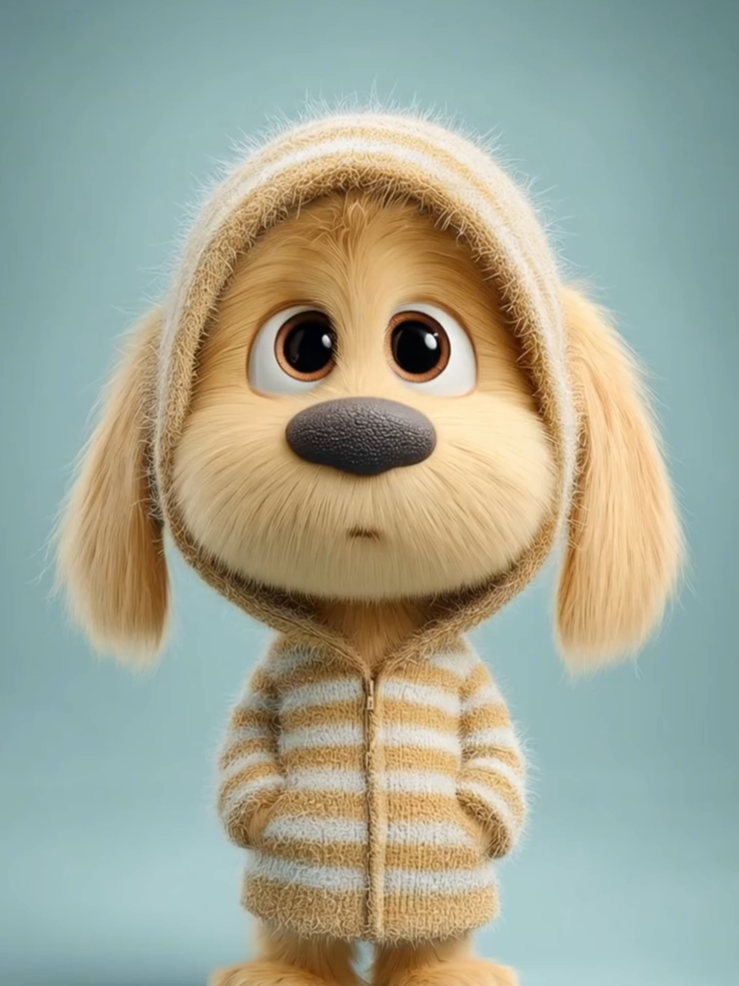 Live Wallpaper | Sending love your way 🌟💛 #cutedog #livewallpaper #heartglow #magicmoments #puppylove #goodvibesonly #fluffyfriend #wholesome #aivideo #wallpapervideo #cartoonstyle
