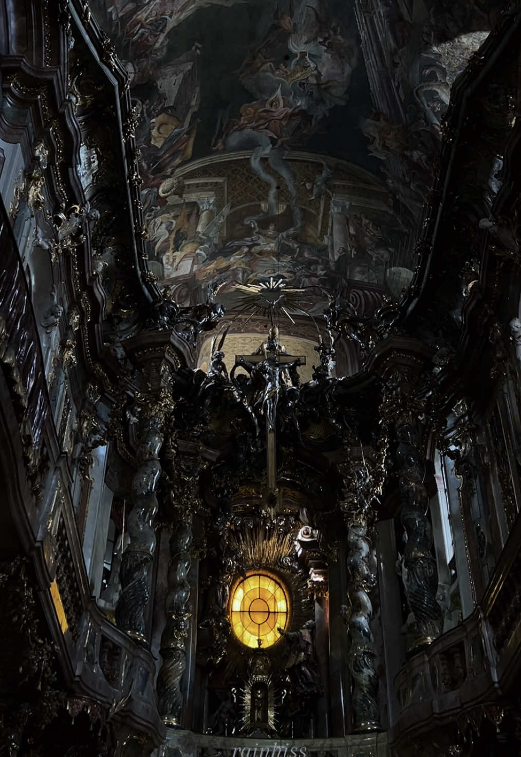 the day has come and i finally got to visit this place                                                 #gothtok #church #baroque #dark #darkaesthetic 