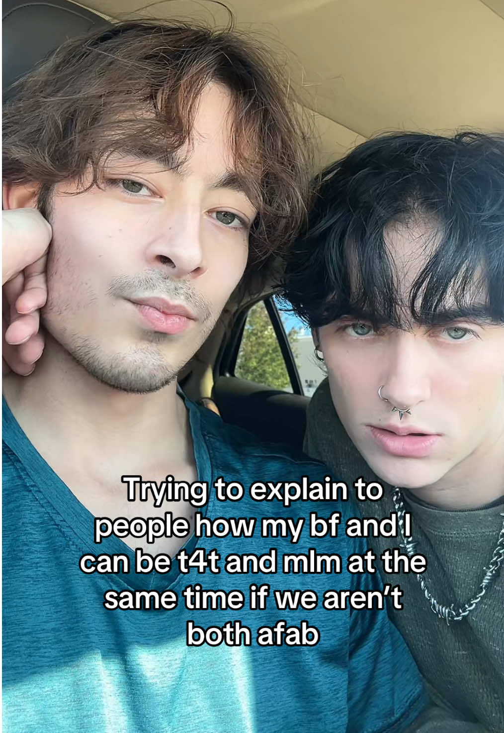 It’s always t4t and sometimes mlm iykyk #couple #queer #t4t #mlm 