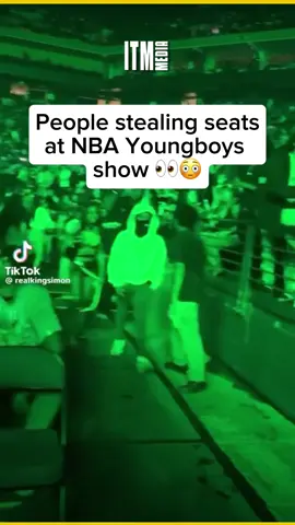 People are stealing seats at #NBAYoungboy’s show. 👀😳