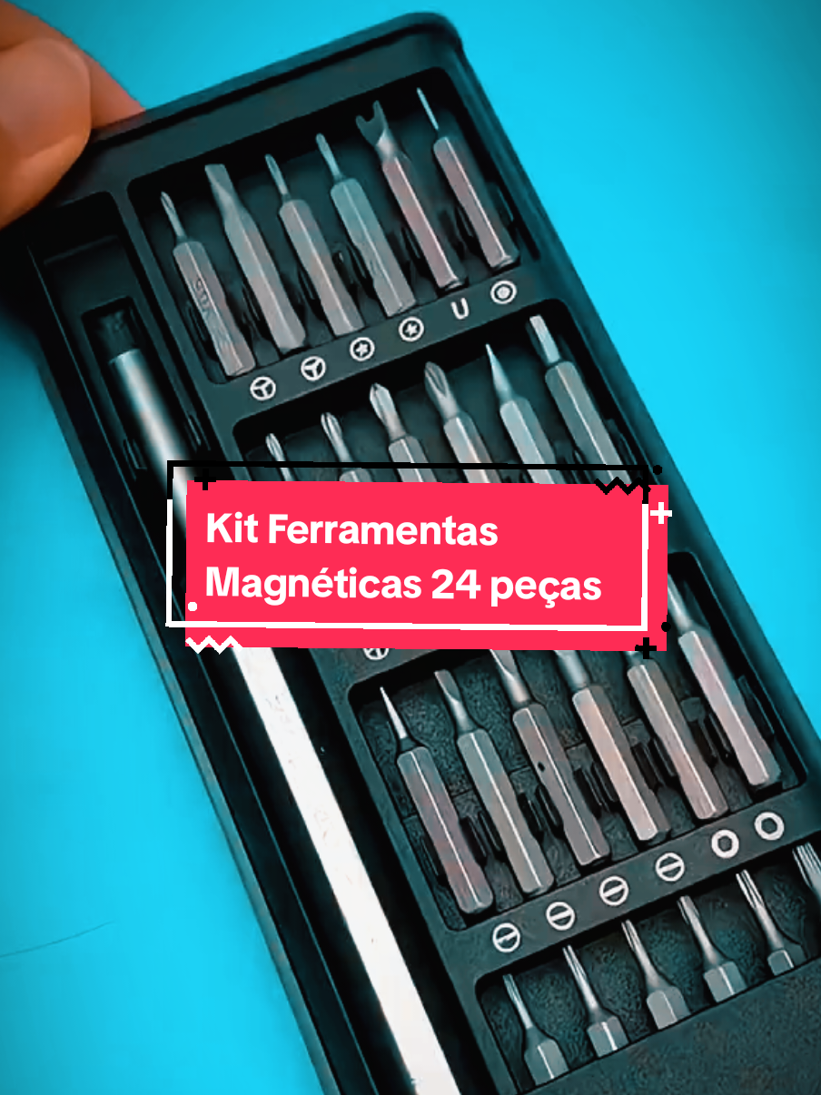 Bom para revender, presentear no fim de ano, brinde para cliente. #kitferramentas #kitferramentas24peças  #ferramentas #DIY  #ferramentasmagneticas 
