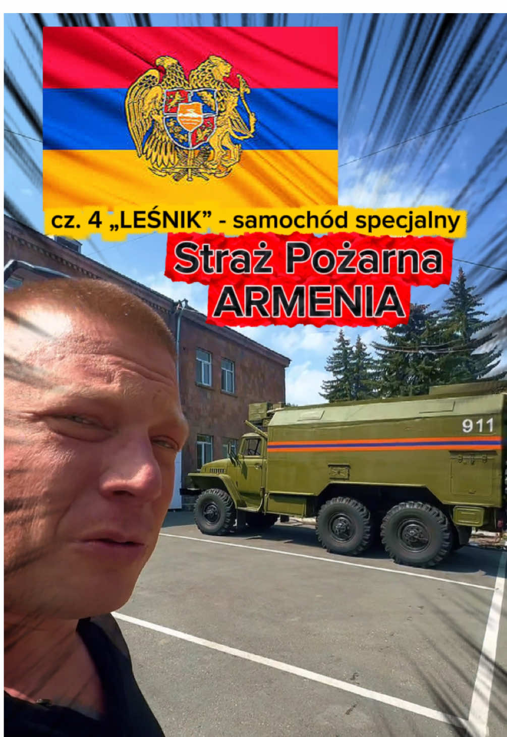 🚒🌏 Straż pożarna na świecie – Armenia 🇦🇲👨‍🚒  Cz. 4 „LEŚNIK” 🔥🌲🚒🌳🔥 W tym odcinku pokażę Wam ciężki samochód specjalny – „Leśnik”, przeznaczony do gaszenia pożarów lasów i pracy w trudnym terenie. 🚒🌲 Dzięki swojej konstrukcji świetnie radzi sobie w lasach i górach, a dodatkowo może pomagać innym pojazdom, które utkną lub zakopią się w terenie ⛰️🚛🏔️ #StrażPożarna #Armenia #ZostańStrażakiem #naMANIACZKU
