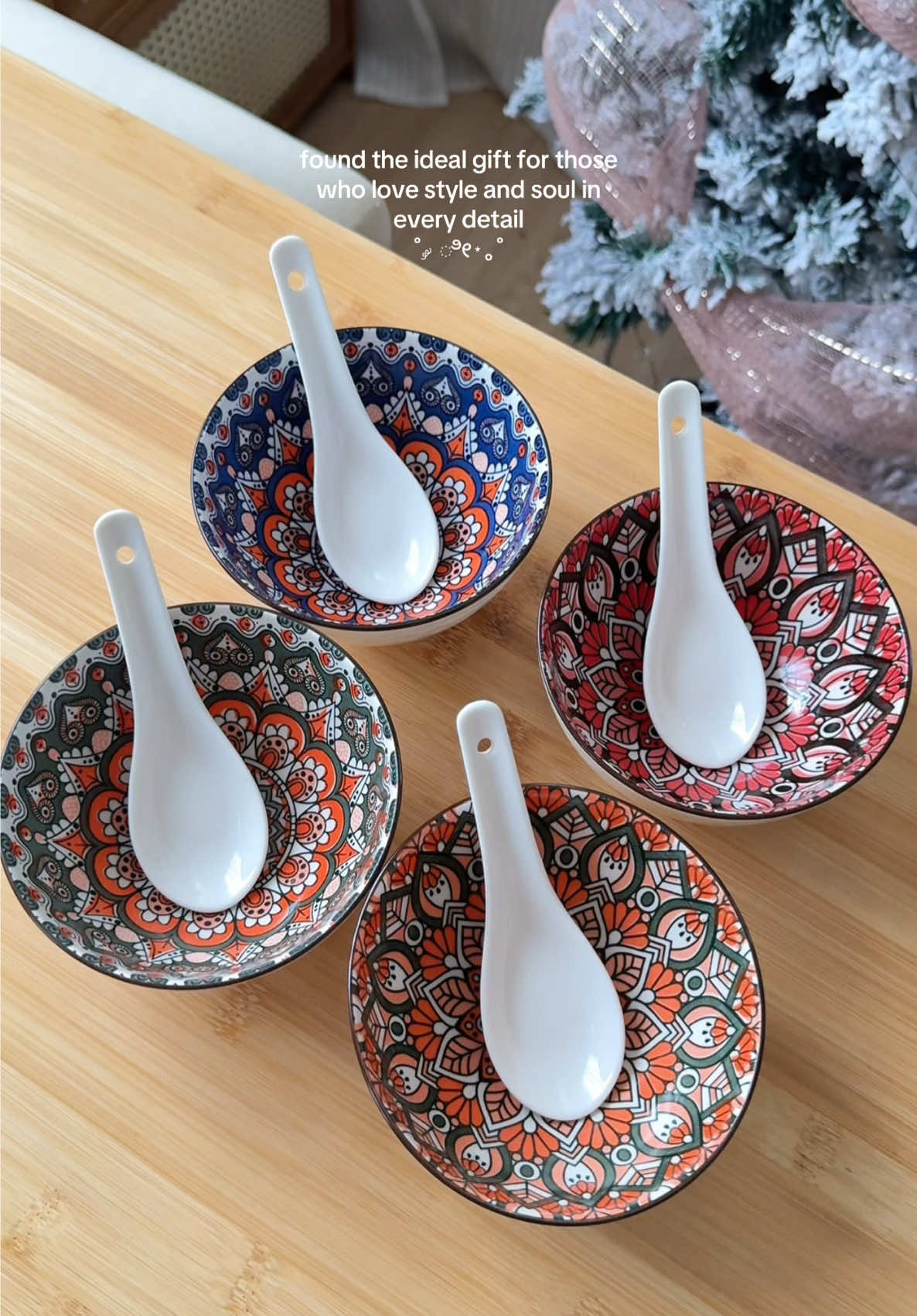 another gift idea this holiday szn —bohemian ceramic bowl set!! 🦚🍵 titas & moms will surely love this. 🥰  #ceramicbowl #bohemianbowl #ceramicbowlset #bohemianceramicbowlset   #giftidea