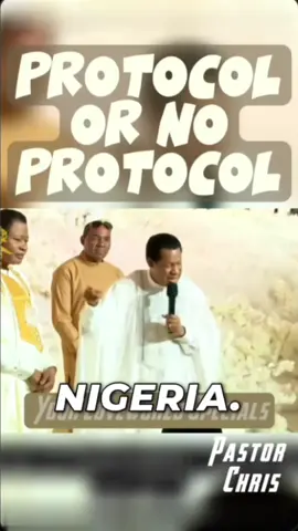 🔥PASTOR CHRIS | PROTOCOL OR NO PROTOCOL🔥💯✨ #yourloveworldspecials #PastorChris #everyone #followers