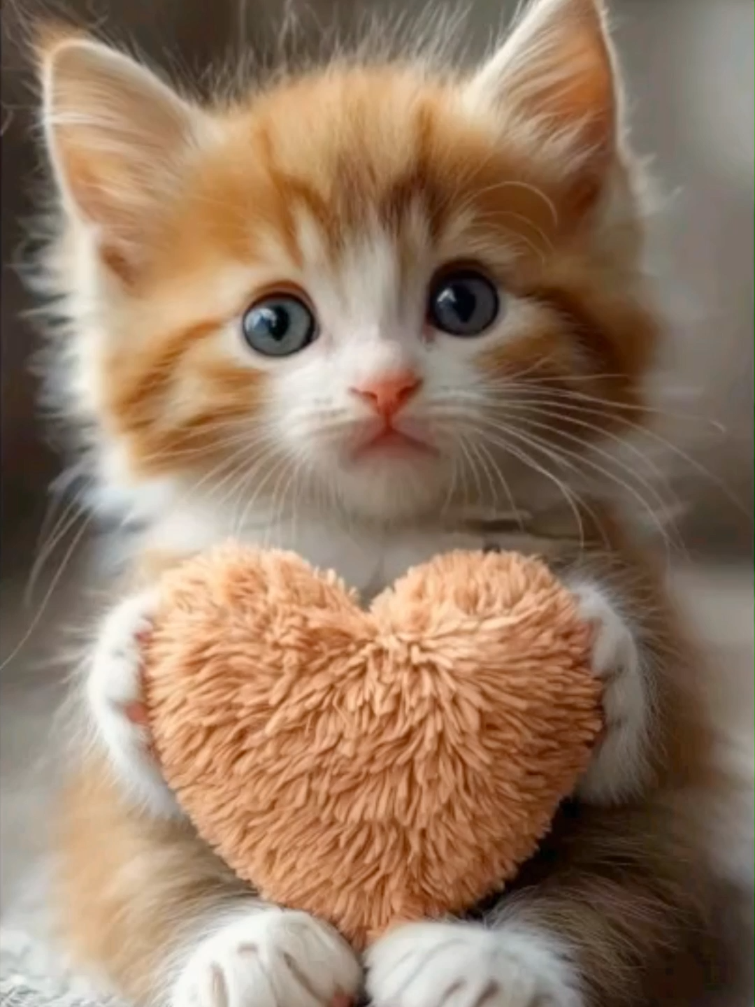 Don't scroll away! The kitten has a message for you: I love you! 🐱❤️ #dreamface #cutecat #kitty #funnycat #catsoftiktok #cutekitty #cats