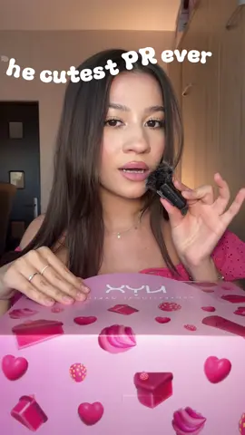 Enjoy🤭! I sure did! Thank you @NYX Professional Makeup for all this cuteness #nyxcosmeticsromania #nyxsmushy #gifted #asmr 