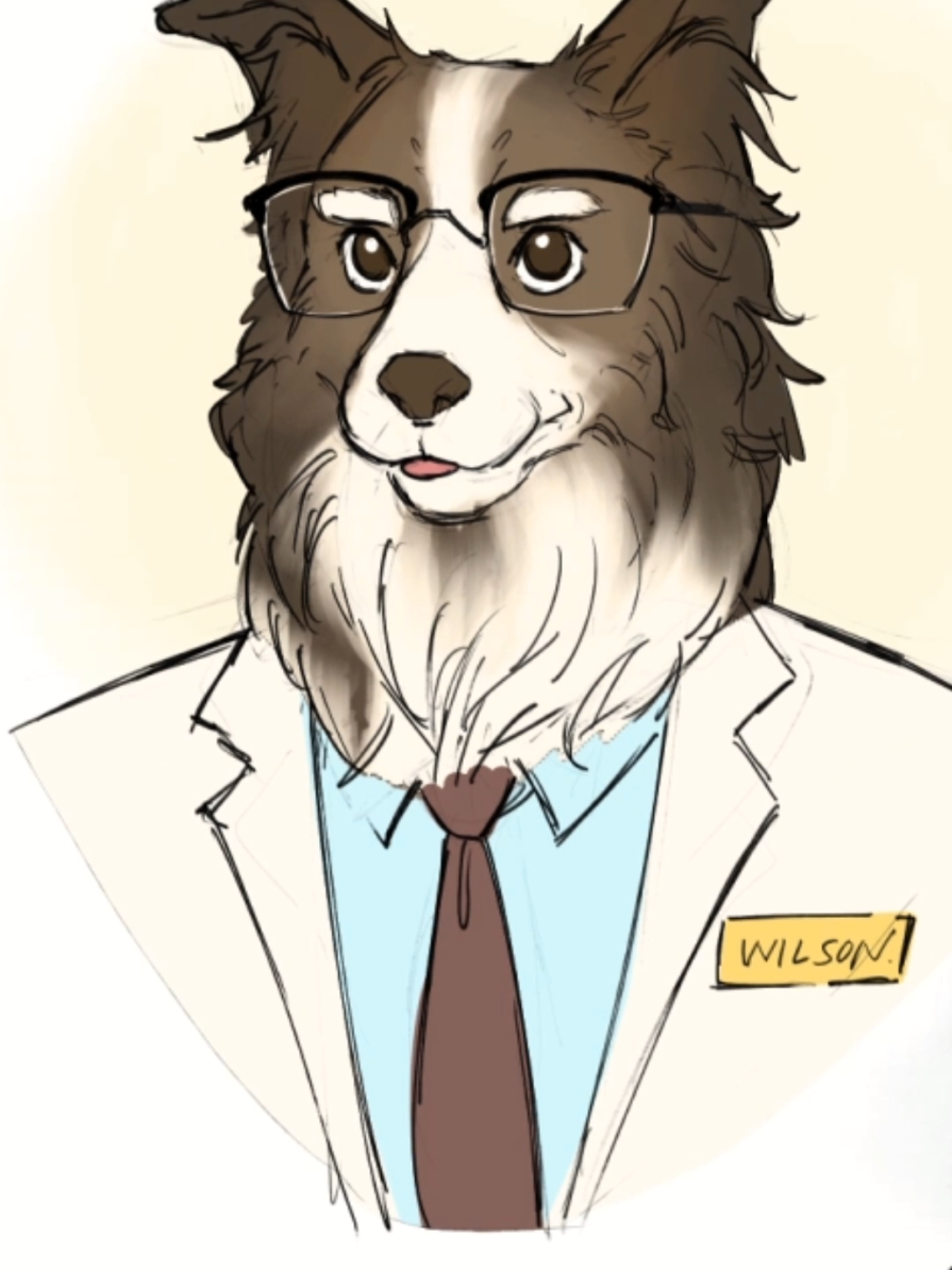 tragic old man yaoi with house and wilson 🩺😷💊 #housemd #hilson #furryart #furry #wolf 
