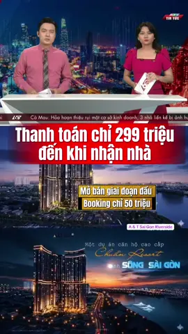 Căn hộ hạng sạng ven sông Sài Gòn A&T Saigon Riverside . 🌟 Cơ hội đầu tư nhân ba tài sản cho sự khan hiếm . 🌟Thanh Toán 300 triệu đến khi nhận nhà . 🌟Trong bối cảnh quỹ đất ven sông ngày càng hiếm, A&T Saigon Riverside không chỉ sở hữu vị trí vàng & Quy hoạch đồng bộ – nâng tầm khu vực .  • 🌳 Công viên ven sông Sài Gòn rộng 5.000m² ngay trước dự án .  • 🚗 Đường ven sông mở rộng 32m, thi công 1,5km – hoàn thiện trước bàn giao .  • 🚤 Bến du thuyền tại dự án – phong cách sống thượng lưu hiếm có .  • 📍 Chỉ 10 phút đến Bình Thạnh, kết nối nhanh trung tâm TP.HCM & sân bay TSN. ⸻ 🏙 Chi tiết dự án & căn hộ  • 🏢 2 tháp – 40 tầng – 992 căn hộ (1PN,2PN,3PN, Shophouse, Condotel)  • 🌿 Hơn 50+ tiện ích nội khu trên 8 tầng tiện ích: hồ bơi vô cực, sky garden, gym – spa, golf 3D, khu vui chơi trẻ em…  • 🚗 4 tầng đỗ xe (2 tầng hầm, 2 tầng nổi) + 1 nhà để xe ngoài trời 5 tầng  • 🌅 Căn hộ đón gió & ánh sáng tự nhiên, view panorama sông Sài Gòn, công viên 5.000m² & bến du thuyền . • Thanh toán linh hoạt, chỉ cần 10~20% ký Hợp đồng mua bán .  •Ưu đãi Vòng quay may mắn – Tổng giá trị giải thưởng lên đến 200 triệu đồng 🎁  •Booking xớm chiết khấu 1,5% + 1%/ngày . 📞 Hotline chủ đầu tư: 0937 819 577   👉 Inbox zalo 0937819577 ngay để nhận bảng giá – chính sách mới nhất và đăng ký tham quan nhà mẫu!#xuhuongtiktok #bấtđộngsản #atsaigonriverside #canhocaocap #giaitri 