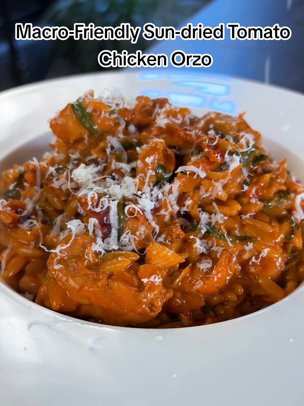 Chicken & Sun-dried Tomato Orzo✨ Can't choose between rice and pasta? Orzo is the solution 😍 The perfect mix between the delicious Risotto cooking method and the unbeatable pasta taste🔥 This orzo recipe is just the best, full of protein and soooo tasty, it's the perfect option if you're looking for a nice and fancy meal while reaching your daily macros🤩 The full recipe is in my Healthy & Happy Cookbook, link in bio📝 Bon appétit ! James❤️ #cooking #FoodLover #delicious #foodies #tasty 