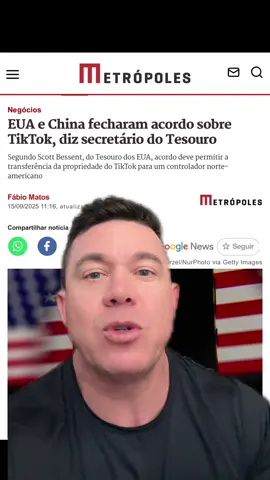 Estados Unidos está negociando a compra do TikTok. ##estadosunidos🇺🇸##direita##direitaconservadora##esquerda##politica