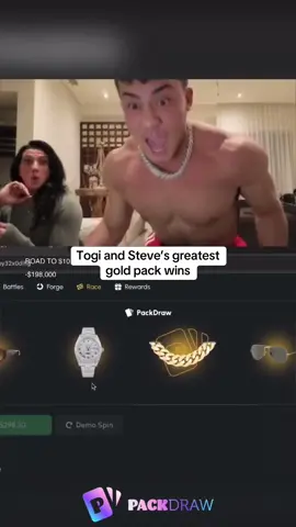 Togi and Steve’s greatest gold pack wins #kickstreaming 