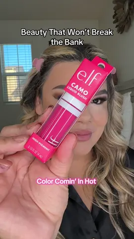 Lightweight, effortless, flawless ✨ Camo Liquid Blush for a color that lasts all day 🩷 @elfcosmetics #elfcosmetics #elf #rubor 