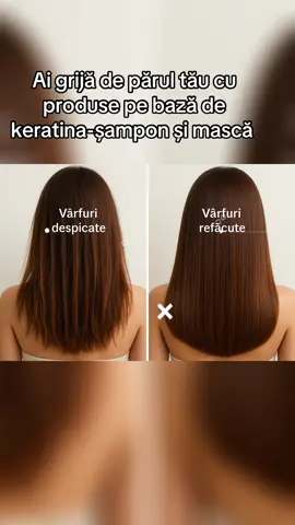 ✨ Set Keratină – Șampon & Mască pentru păr regenerat și strălucitor ✨ Redă frumusețea naturală a părului tău cu un tratament complet pe bază de keratină, ingredient recunoscut pentru efectele sale reparatoare și fortifiante. ✅ Șampon cu keratină – curăță delicat scalpul și firul de păr, lăsându-l catifelat și ușor de pieptănat. Reface structura deteriorată și protejează părul de agresiunile zilnice. ✅ Mască cu keratină – hrănește în profunzime, repară vârfurile despicate și oferă elasticitate. Părul devine mai rezistent, mătăsos și plin de vitalitate. 🌿 Potrivit pentru toate tipurile de păr, în special cel fragil, degradat sau tratat chimic. Rezultat: un păr sănătos, puternic, neted și strălucitor după fiecare utilizare! #keratina #misiuneatiktok #flypシ #romania🇷🇴 #romaniatiktok 